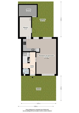 Floorplan - Frans Halsstraat 22, 9601 HN Hoogezand